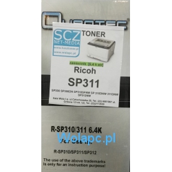 Toner do Ricoh SP311 - zamiennik 821242 [6,4k]  SP310 SP320 SP325