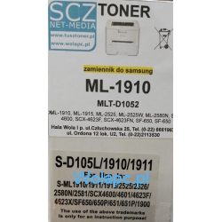 Toner do Samsung  MLT-D1052L zamiennik  ML-1910, 1915, 2525,2580, SCX-4600, 4623