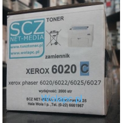 Toner/zamiennik  CYAN do Xerox Phaser 6020 [1k] (nr katalogowy 106R02760)