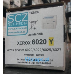 Toner/zamiennik  YELLOW do Xerox Phaser 6020 [1k] (nr katalogowy 106R02762 )