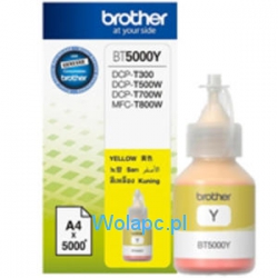 Brother BT5000Y tusz yellow do DCP-T300 DCP-T500W DCP-T700W MFC-T800W