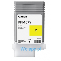 Canon PFI-107Y yellow IPF670, IPF680, IPF685, IPF770, IPF780, IPF785 | 130ml 