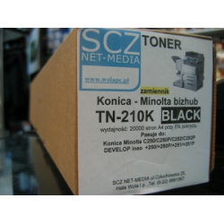 Toner do Konica Minolta Bizhub zamiennik TN-210 Black TN210 C250/C250P/C252/C252P