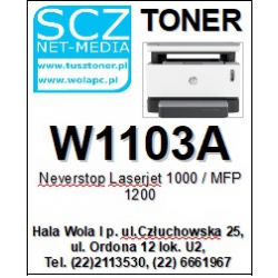 TONER HP Neverstop Laser 1000 / 1200 W1103A 2.5K ZAMIENNIK 