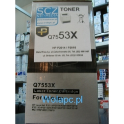 Toner  do drukarki HP  zamiennik Q7553X (Premium PLUS)  P2014 P2015 M2727 CRG715