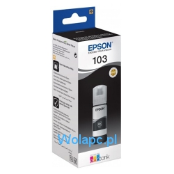 Epson ET103 Czarny (Black) do L3111 L3151 L3150 L3110 L1110 | 65ml |