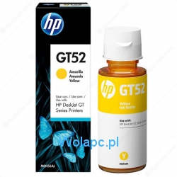 Tusz Oryginalny HP GT52 (M0H56AE) Yellow 70ml