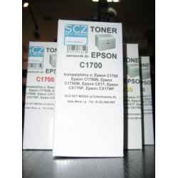 Toner Zamiennik Epson C1700 bk czarny S050614 c1750 cx17